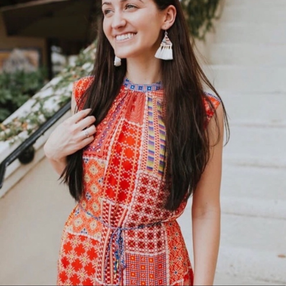 Anthropologie Tanvia Kedia Patchwork Sol Maxi